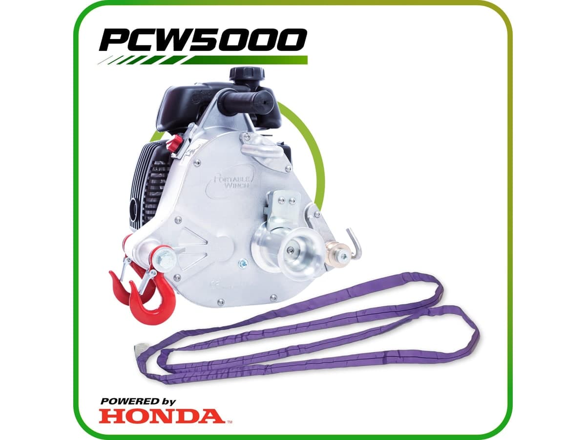 محرك هوندا بنزين · Winch