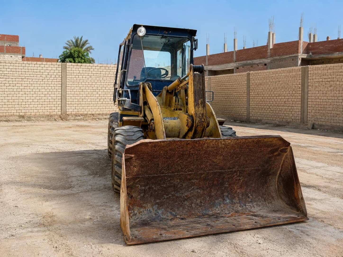 Komatsu 40 wheel loader — Main view