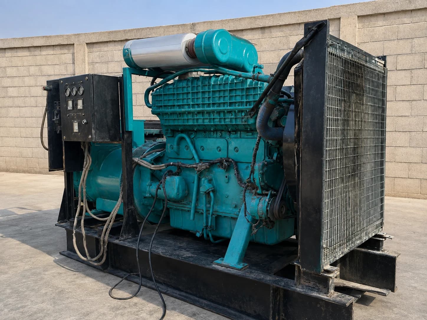Volvo Penta 350 kVA generator — Main view